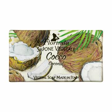 Натуральное мыло Florinda Vegetal Soap Coconut Кокос, 100 г Натуральное мыло Florinda Vegetal Soap Coconut Кокос, 100 г