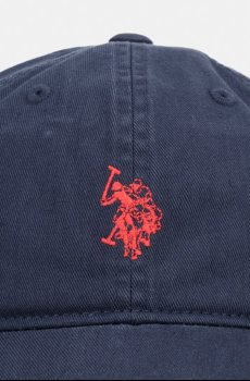 Хлопковая кепка U.S. Polo Assn. OUTLINE DHM WASHED CASUAL