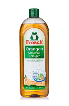 Универсальный очиститель для гладких поверхностей Frosch Апельсин, 750 мл