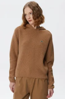 Женская коричневая толстовка. Коричневый 42 Lacoste AF241616K