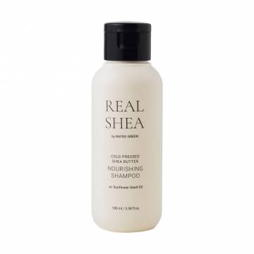 Питательный шампунь для волос Rated Green Real Shea Cold Pressed Shea Butter Nourishing Shampoo, 100 мл Питательный шампунь для волос Rated Green Real Shea Cold Pressed Shea Butter Nourishing Shampoo, 100 мл