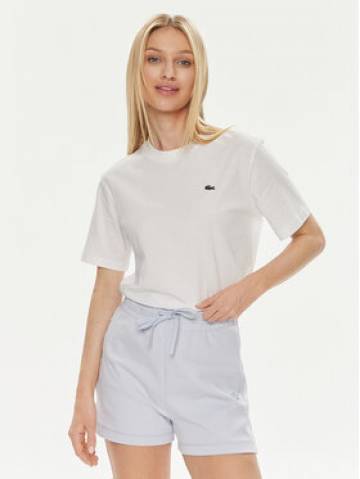 Lacoste Футболка TF7215 Білий Loose Fit Lacoste Футболка TF7215 Білий Loose Fit