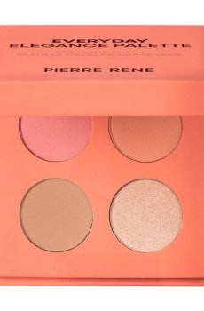 Палетка для контуринга лица Pierre Rene Everyday Elegance Palette, Coral, 5.2 г