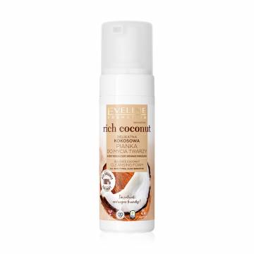 Кокосовая пенка для умывания Eveline Cosmetics Rich Coconut 3 в 1, 150 мл Кокосовая пенка для умывания Eveline Cosmetics Rich Coconut 3 в 1, 150 мл