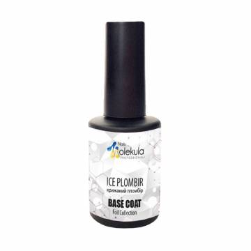 Цветная база для гель-лака Nails Molekula Professional Foil Collection Base Coat, Ice Plombir, 12 мл Цветная база для гель-лака Nails Molekula Professional Foil Collection Base Coat, Ice Plombir, 12 мл