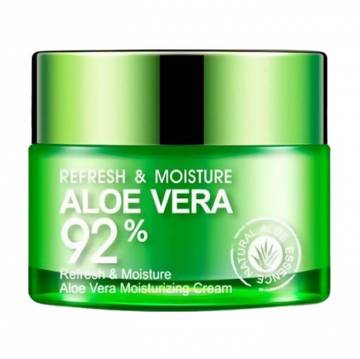 Крем-гель для лица и шеи Bioaqua Refresh & Moisture Aloe Vera 92% Moisturizing Cream с экстрактом алоэ вера, 50 г