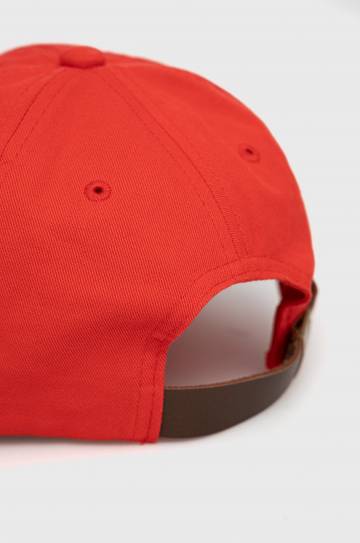 Хлопковая кепка Kangol цвет красный с аппликацией K5165HT.CG637-CG637