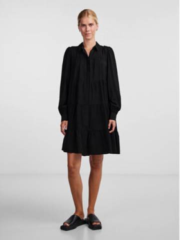 YAS Сукня-сорочка Pala 26030720 Чорний Loose Fit YAS Сукня-сорочка Pala 26030720 Чорний Loose Fit