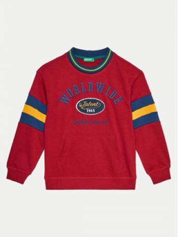 United Colors Of Benetton Світшот 32N4C10JF Червоний Regular Fit United Colors Of Benetton Світшот 32N4C10JF Червоний Regular Fit