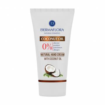 Крем для рук Dermaflora Natural Hend Cream Coconut Oil, 50 мл Крем для рук Dermaflora Natural Hend Cream Coconut Oil, 50 мл
