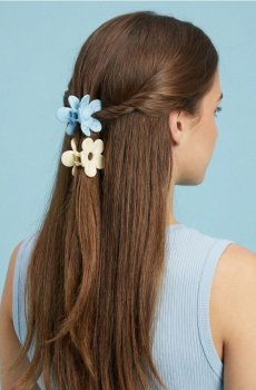 Шпильки для волосся, 2 шт. - різнобарвний