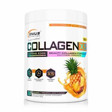 Коллаген Genius Nutrition Collagen-X5 Ананас, в порошке, 360 г