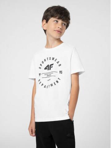 4F Футболка 4FJSS23TTSHM294 Білий Regular Fit 4F Футболка 4FJSS23TTSHM294 Білий Regular Fit