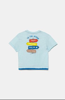 Детская хлопковая футболка United Colors of Benetton