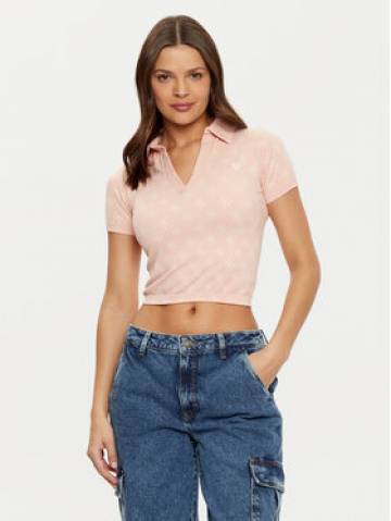 Guess Поло V5RP03 Z3LF0 Рожевий Regular Fit Guess Поло V5RP03 Z3LF0 Рожевий Regular Fit