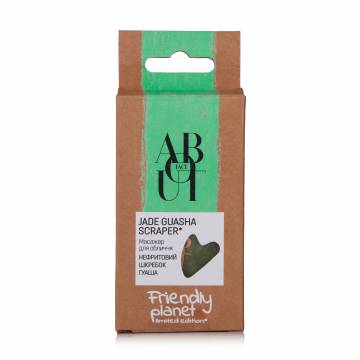 Нефритовый скребок гуаша для массажа лица ABOUT face Jade Guasha Scraper