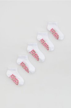 Reserved - Шкарпетки, набір з 5 - білий - 902IV-00X