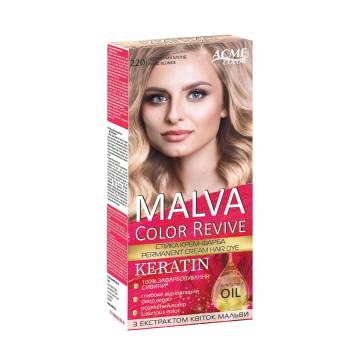 Стойкая крем-краска для волос Acme Color Malva Color Revive 220 Жемчужный блонд, 105 мл Стойкая крем-краска для волос Acme Color Malva Color Revive 220 Жемчужный блонд, 105 мл