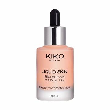 Тональная основа для лица Kiko Milano Liquid Skin Second Skin Foundation SPF 15, 03 Warm Rose, 30 мл Тональная основа для лица Kiko Milano Liquid Skin Second Skin Foundation SPF 15, 03 Warm Rose, 30 мл
