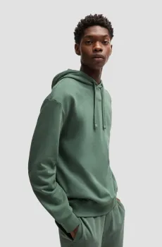 Мужское зеленое худи Зеленый S HUGO 50486478;343