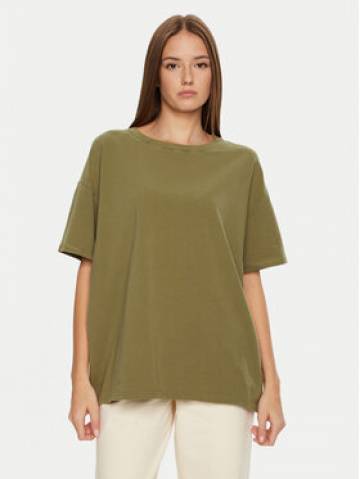 American Vintage Футболка Pymaz PYM02AH24 Зелений Oversize American Vintage Футболка Pymaz PYM02AH24 Зелений Oversize