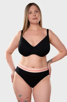 Женские черные трусики Черный L brabrabra SLZ25602121