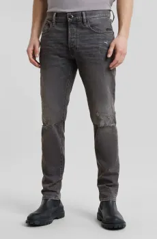 Мужские серые джинсы 3301 Slim Серый 30-32 G-Star RAW 51001,D497