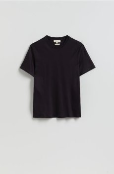 Reserved - Футболка regular fit з ліоцелом - темно-фіолетовий - 017IS-49X