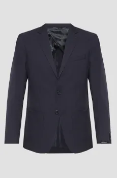 Мужской темно-синий блейзер Синий 58 Karl Lagerfeld 552026.155280;690