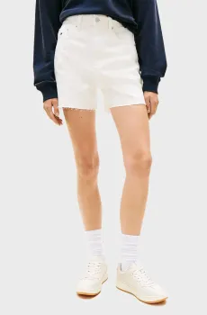 Женские белые джинсовые шорты Белый 24 Tommy Jeans DW0DW22695