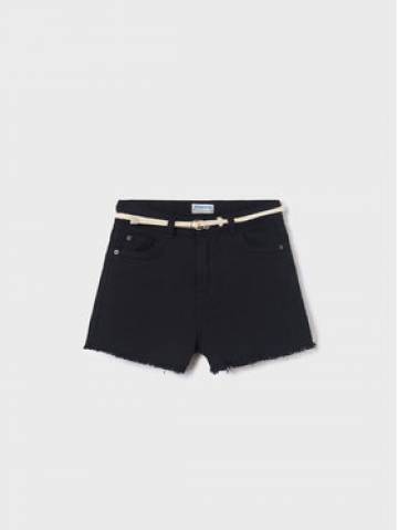 Mayoral Шорти з тканини 275 Чорний Regular Fit Mayoral Шорти з тканини 275 Чорний Regular Fit