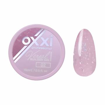 Моделирующий гель для ногтей Oxxi Professional Versal Builder Gel 02, 15 мл