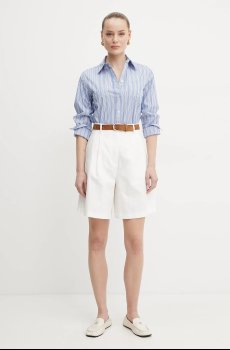 Хлопковая рубашка Weekend Max Mara