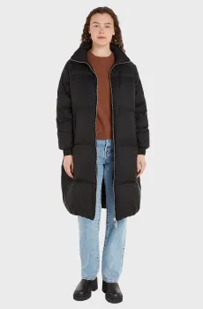 Женский черный пуховик MODERN WAISTED HDD Черный S Tommy Hilfiger WW0WW38918