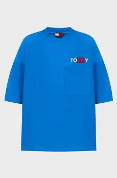 Мужская синяя футболка TJM TOMMY GRAPHIC Синий M Tommy Jeans DM0DM21292