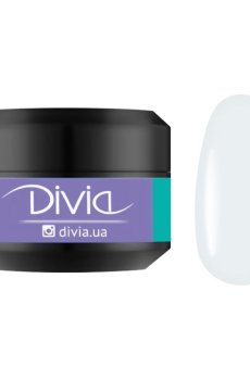 Гель для наращивания ногтей Divia Jelly Builder Gel GJ02 White, 30 г