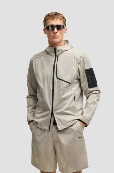 Мужская бежевая ветровка Бежевый L BOSS 50533763;284