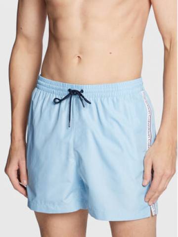 Calvin Klein Swimwear Шорти для плавання KM0KM00789 Блакитний Regular Fit Calvin Klein Swimwear Шорти для плавання KM0KM00789 Блакитний Regular Fit