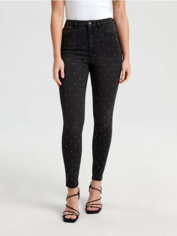 Джинси high waist skinny - чорний Джинси high waist skinny - чорний