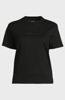 Женская черная футболка CLASSIC FOIL Черный S Calvin Klein Jeans LV047E821G