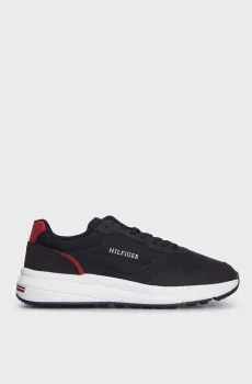 Мужские темно-синие кроссовки FASTON MIX ESS Синий 40 Tommy Hilfiger FM0FM05141
