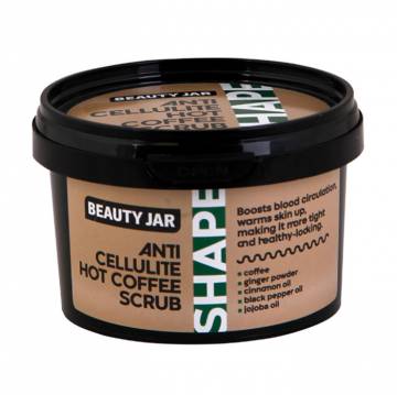 Антицеллюлитный скраб для тела Beauty Jar Shape Anti-Cellulite Hot Coffee Scrub, 250 г Антицеллюлитный скраб для тела Beauty Jar Shape Anti-Cellulite Hot Coffee Scrub, 250 г