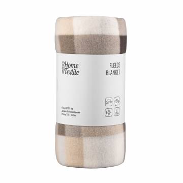Плед Ardesto Fleece клетка бежевая, 130*160 см (ART0711PB) Плед Ardesto Fleece клетка бежевая, 130*160 см (ART0711PB)