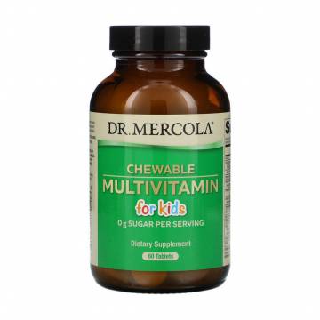 Мультивитамины для детей Dr. Mercola Chewable Multivitamin for Kids, 60 жевательных таблеток Мультивитамины для детей Dr. Mercola Chewable Multivitamin for Kids, 60 жевательных таблеток