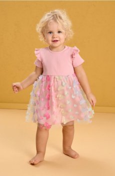 Сукня babydoll - рожевий