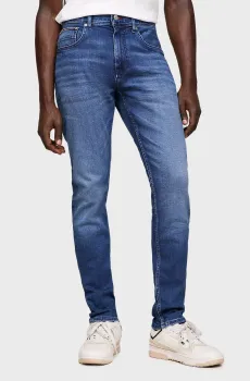 Мужские синие джинсы TAPERED HOUSTON PSTR FADDEN BLUE Синий 30-32 Tommy Hilfiger MW0MW33970