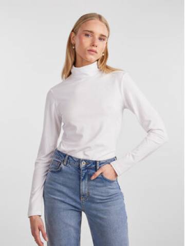 Pieces Гольф 17108494 Білий Slim Fit Pieces Гольф 17108494 Білий Slim Fit
