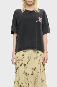 Женская темно-серая футболка Серый XS Bimba Y Lola 252BR7416.10035