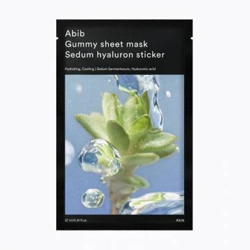 Увлажняющая тканевая маска для лица Abib Gummy Sheet Mask, Sedum Hyaluron Sticker, 27 мл Увлажняющая тканевая маска для лица Abib Gummy Sheet Mask, Sedum Hyaluron Sticker, 27 мл