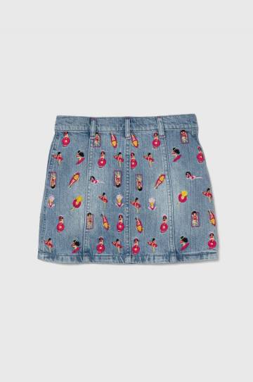 Детская джинсовая юбка Guess mini прямая